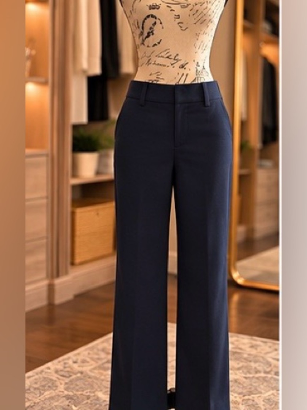 Banana Republic Navy Blue Tailored Dress Pants – Size 6S